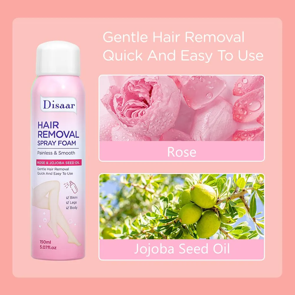 Disaar Hair Removal Spray Foam  بخاخ إزالة الشعر بالرغوة من ديسار