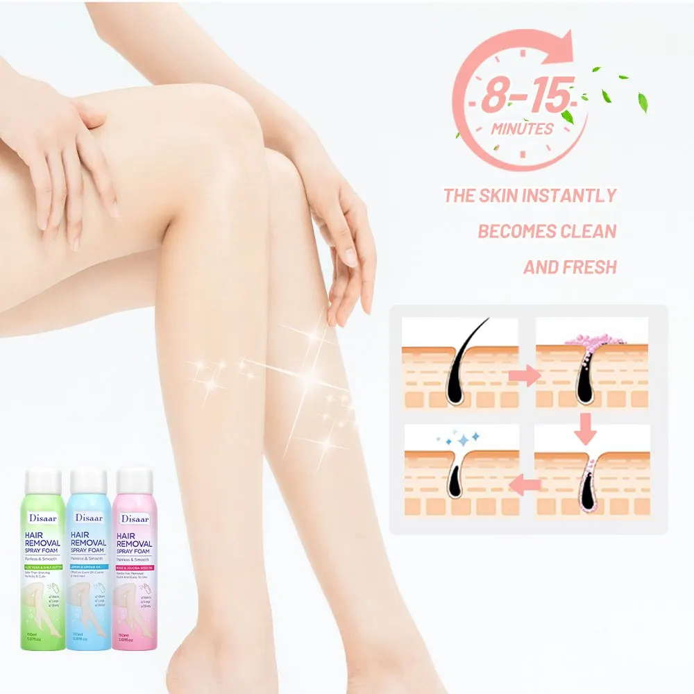 Disaar Hair Removal Spray Foam  بخاخ إزالة الشعر بالرغوة من ديسار